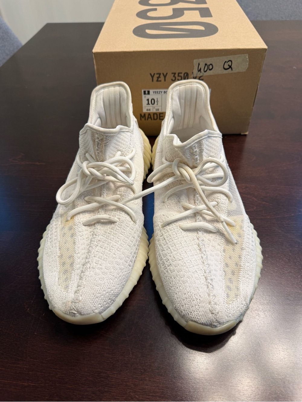 Adidas Yeezy Boost 350 V2 bone White Sneakers - Picture 4 of 8